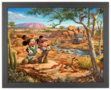 Load image into Gallery viewer, Mickey and Minnie In The Outback - Standard Art Prints - ArtOfEntertainment.com
