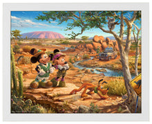 Load image into Gallery viewer, Mickey and Minnie In The Outback - Standard Art Prints - ArtOfEntertainment.com
