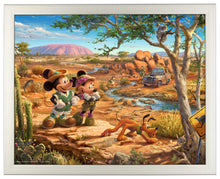 Load image into Gallery viewer, Mickey and Minnie In The Outback - Standard Art Prints - ArtOfEntertainment.com
