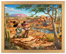 Load image into Gallery viewer, Mickey and Minnie In The Outback - Standard Art Prints - ArtOfEntertainment.com
