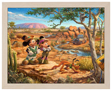 Load image into Gallery viewer, Mickey and Minnie In The Outback - Standard Art Prints - ArtOfEntertainment.com
