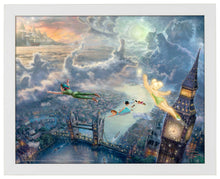 Load image into Gallery viewer, Tinker Bell and Peter Pan Fly to Never Land - Standard Art Prints - ArtOfEntertainment.com
