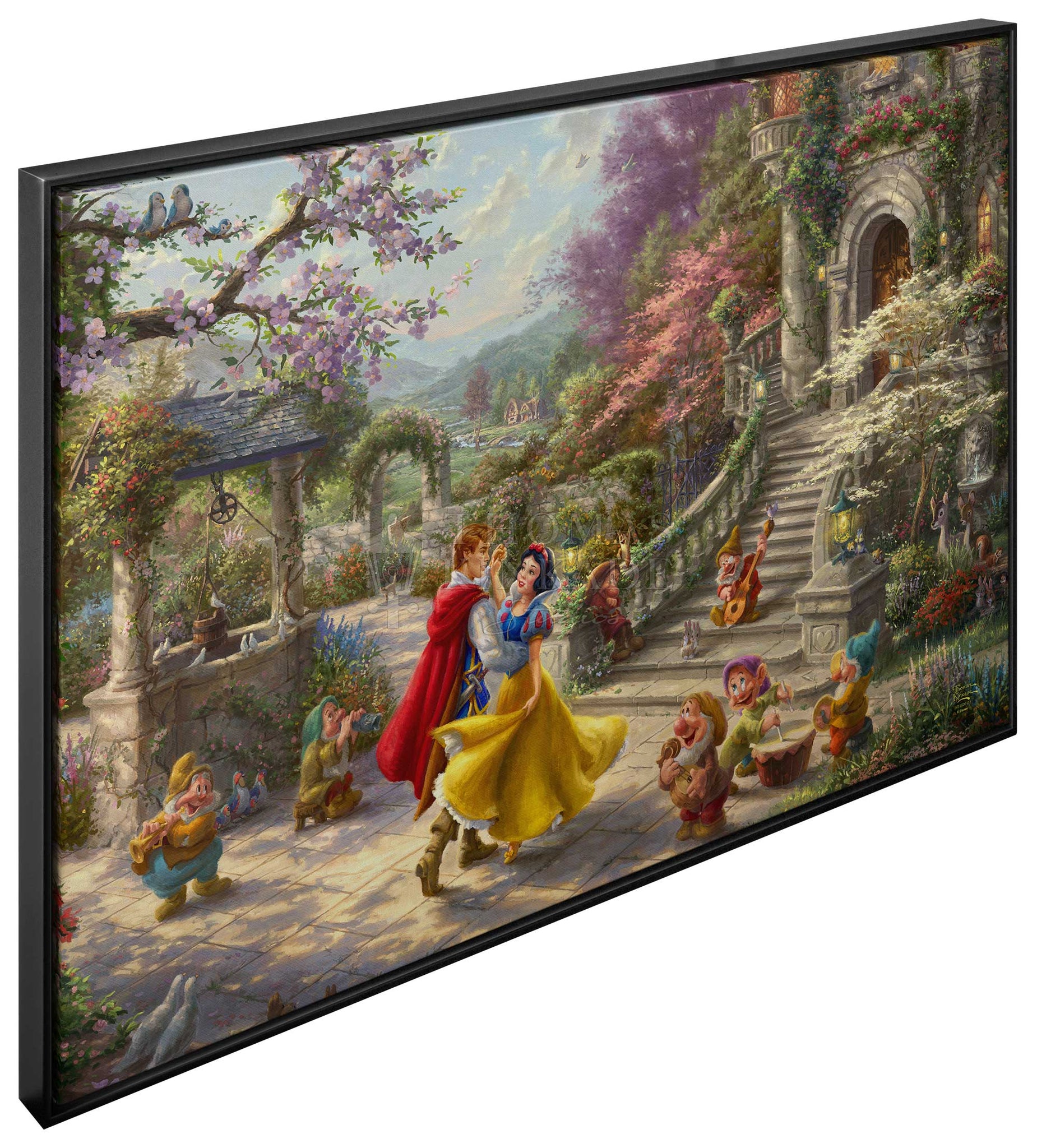 Snow White Dancing in the Sunlight (Thomas Kincaid) Disney, thomas