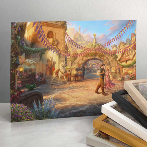 Rapunzel Dancing in the Sunlit Courtyard - Standard Art Prints - Art Of Entertainment