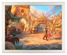 Load image into Gallery viewer, Rapunzel Dancing in the Sunlit Courtyard - Standard Art Prints - Art Of Entertainment
