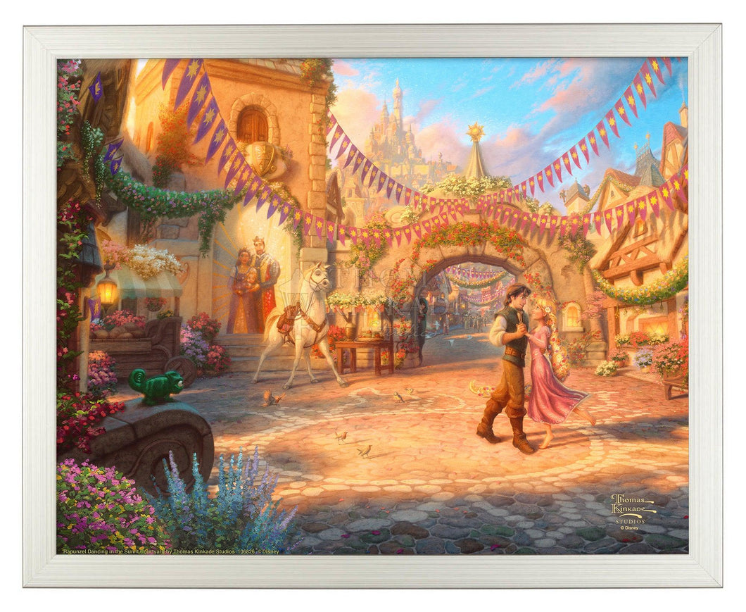 Rapunzel Dancing in the Sunlit Courtyard - Standard Art Prints - Art Of Entertainment