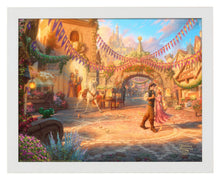 Load image into Gallery viewer, Rapunzel Dancing in the Sunlit Courtyard - Standard Art Prints - Art Of Entertainment
