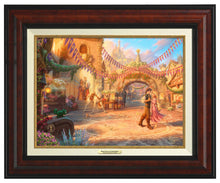 Load image into Gallery viewer, Rapunzel Dancing in the Sunlit Courtyard - Canvas Classics - Art Of Entertainment
