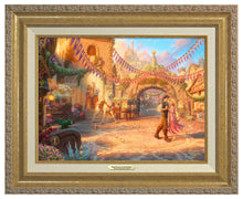 Load image into Gallery viewer, Rapunzel Dancing in the Sunlit Courtyard - Canvas Classics - Art Of Entertainment
