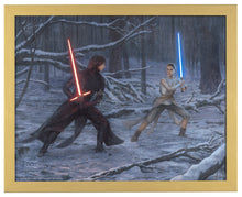 Load image into Gallery viewer, The Duel: Rey vs. Ren - Standard Art Prints - ArtOfEntertainment.com
