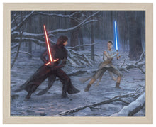 Load image into Gallery viewer, The Duel: Rey vs. Ren - Standard Art Prints - ArtOfEntertainment.com
