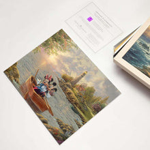 Load image into Gallery viewer, Disney Mickey and Minnie Lighthouse Cove - 11&quot; x 14&quot; Standard Art Prints - Art Of Entertainment
