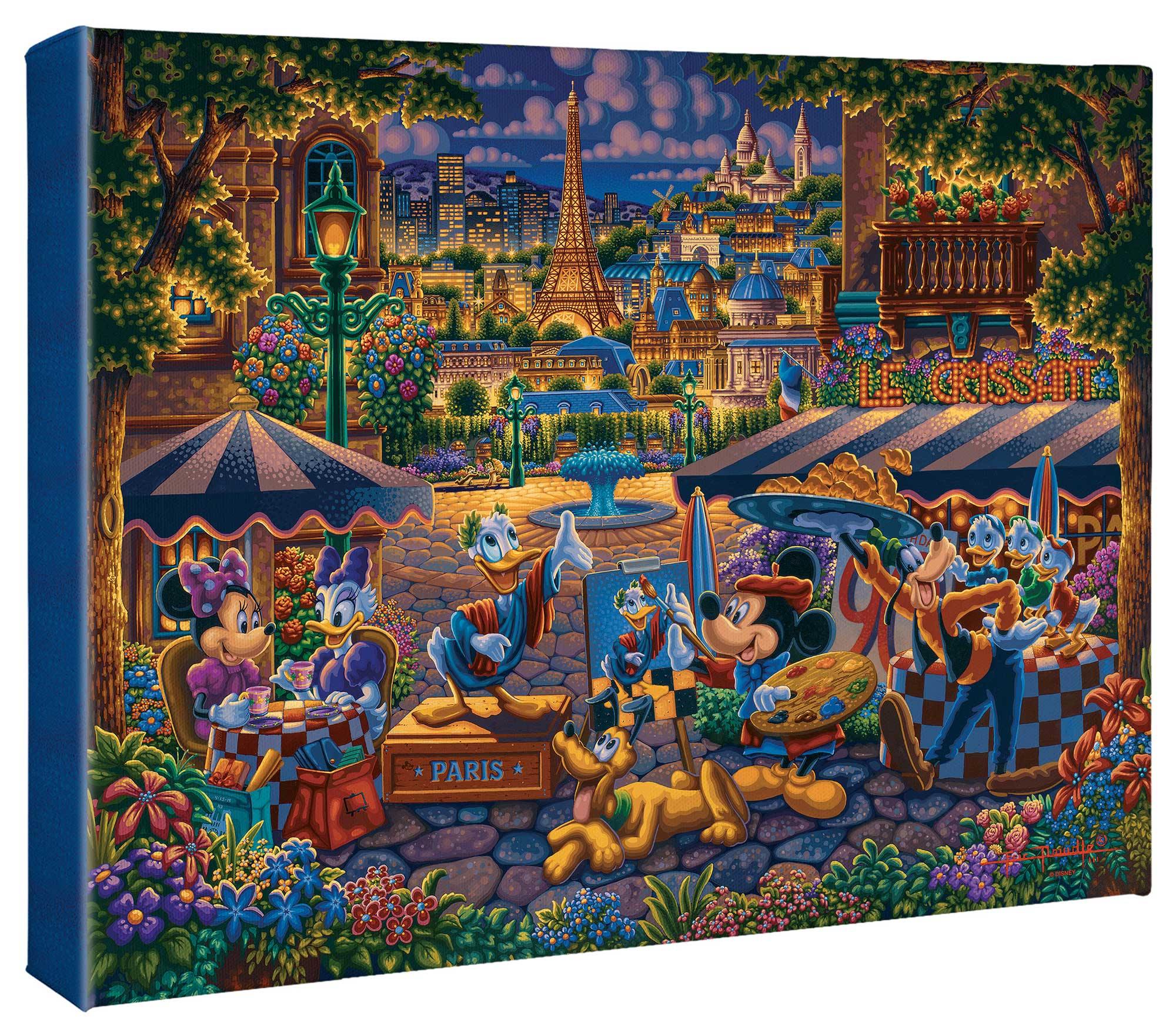 Mickey & Friends Painting in Paris - 500 Piece Disney Dowdle Jigsaw Puzzle