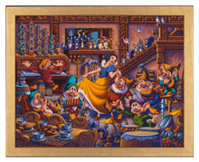 Load image into Gallery viewer, Snow White Dancing with the Dwarfs - Standard Art Prints - ArtOfEntertainment.com
