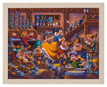 Load image into Gallery viewer, Snow White Dancing with the Dwarfs - Standard Art Prints - ArtOfEntertainment.com
