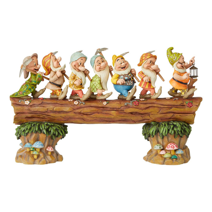 Dwarfs on a log - Sculpture 109058