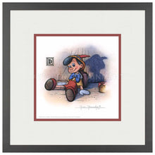 Load image into Gallery viewer, Pinocchio Marionette - 15&quot; x 15&quot; Framed Paper Print - Art Of Entertainment
