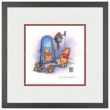 Load image into Gallery viewer, Winnie the Pooh Stout and Round - 15&quot; x 15&quot; Framed Paper Print - Art Of Entertainment
