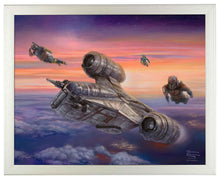 Load image into Gallery viewer, The Mandalorian - The Escort - Standard Art Prints - ArtOfEntertainment.com
