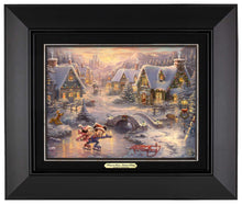 Load image into Gallery viewer, Mickey and Minnie Sweetheart Holiday - Canvas Classics - Art Of Entertainment

