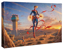 Load image into Gallery viewer, Captain Marvel - Dawn of a New Day - 10&quot; x 14&quot; Gallery Wrapped Canvas - ArtOfEntertainment.com
