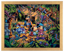Load image into Gallery viewer, Mickey and Friends Exploring the Jungle - Standard Art Prints - Art Of Entertainment
