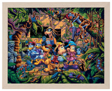 Load image into Gallery viewer, Mickey and Friends Exploring the Jungle - Standard Art Prints - Art Of Entertainment
