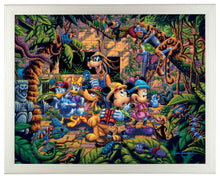Load image into Gallery viewer, Mickey and Friends Exploring the Jungle - Standard Art Prints - Art Of Entertainment
