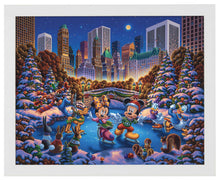 Load image into Gallery viewer, Mickey and Friends Skating in Central Park - Standard Art Prints - Art Of Entertainment
