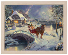 Load image into Gallery viewer, Mickey and Minnie Evening Sleigh Ride - Standard Art Prints - Art Of Entertainment
