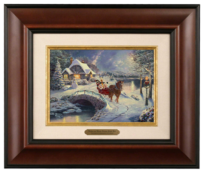Mickey and Minnie Evening Sleigh Ride - Brushworks - Art Of Entertainment