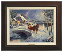 Load image into Gallery viewer, Mickey and Minnie Evening Sleigh Ride - Canvas Classics - Art Of Entertainment
