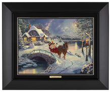 Load image into Gallery viewer, Mickey and Minnie Evening Sleigh Ride - Canvas Classics - Art Of Entertainment
