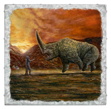 Load image into Gallery viewer, The Mandalorian - The Mudhorn - 14&quot; x 14&quot; Metal Box Art - ArtOfEntertainment.com
