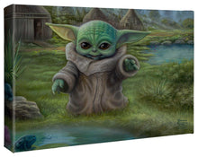 Load image into Gallery viewer, &lt;em&gt;The Mandalorian&lt;/em&gt;™ - Child&#39;s Play - 10&quot; x 14&quot; - Gallery Wrapped Canvas - Art Of Entertainment
