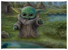 Load image into Gallery viewer, &lt;em&gt;The Mandalorian&lt;/em&gt;™ - Child&#39;s Play - 10&quot; x 14&quot; - Gallery Wrapped Canvas - Art Of Entertainment

