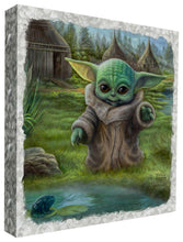 Load image into Gallery viewer, &lt;em&gt;The Mandalorian&lt;/em&gt;™ - Child&#39;s Play - 14&quot; x 14&quot; - Metal Box Art - Art Of Entertainment
