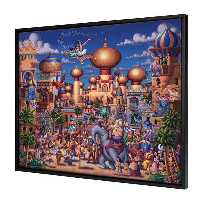 Disney Aladdin Celebration in Agrabah - Canvas Wall Murals Canvas Wall Murals - Art Of Entertainment