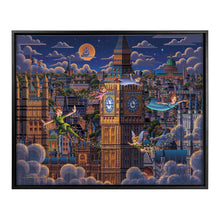 Load image into Gallery viewer, Disney Peter Pan Learning to Fly - 28&quot; x 35&quot; Canvas Wall Murals - Art Of Entertainment
