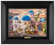 Load image into Gallery viewer, Disney Mickey and Minnie in Greece - Canvas Classics - Art Of Entertainment
