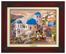 Load image into Gallery viewer, Disney Mickey and Minnie in Greece - Canvas Classics - Art Of Entertainment
