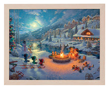 Load image into Gallery viewer, Disney Mickey and Minnie Christmas Lodge - Standard Art Prints
