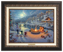 Load image into Gallery viewer, Disney - Mickey and Minnie Christmas Lodge - Canvas Classics - Art Of Entertainment
