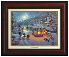 Load image into Gallery viewer, Disney - Mickey and Minnie Christmas Lodge - Canvas Classics - Art Of Entertainment
