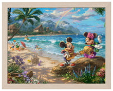 Load image into Gallery viewer, Disney Mickey and Minnie in Hawaii - Standard Art Prints - Art Of Entertainment
