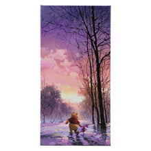 Load image into Gallery viewer, Snowy Path - 18&quot; x 9&quot; Limited Edition Gallery Wrapped Canvas - Art Of Entertainment
