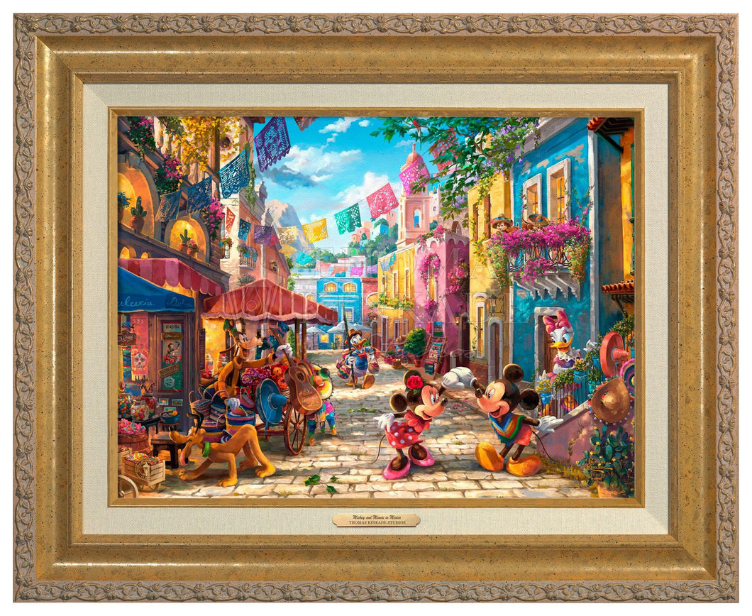 Disney Mickey and Minnie in Mexico - Canvas Classics - Art Of Entertainment