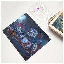 Load image into Gallery viewer, &lt;em&gt;The Mandalorian&lt;/em&gt; ™ - Two for the road - Standard Art Prints - Art Of Entertainment
