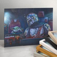 Load image into Gallery viewer, &lt;em&gt;The Mandalorian&lt;/em&gt; ™ - Two for the road - Standard Art Prints Art Prints - Art Of Entertainment
