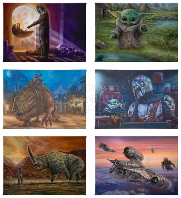 The Mandalorian - Gallery Wrapped Canvas Collection SET/6 10X14 115997